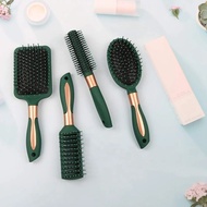 SC4 Hair Comb Set of 4 Hair Brushes Anti-Tangle Hair Style Massage Scalp Massage