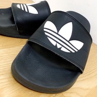 ADIDAS ORINGINALS ADILETTE LITE 愛迪達 三葉草 三線 條紋運動 休閒 游泳 海灘 拖鞋 不分男女版 黑白配色 US7 25號 FU8298 SNK-M TP0_2310 #23衣櫃出清 TP0_23