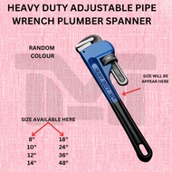 [8"-36"] HEAVY DUTY ADJUSTABLE PIPE WRENCH PLUMBER SPANNER SPANAR PAIP BOLEH LARAS