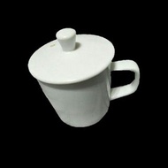 二手茶杯 台灣茶器改良場製造 台灣製茶杯 純白茶杯 白色陶瓷杯 二手陶瓷茶杯 可當馬克杯使用家中二手閒置純白茶杯無破損 #二手價