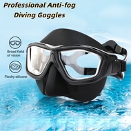 Snorkel Mask Swimming Goggle Professional Anti-fog Diving Goggle Silicone Len Wide View Training Wit