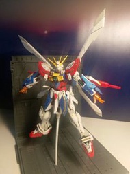 Gundam RG God gundam 完成品，上咗水貼，改咗金屬藍，齊件