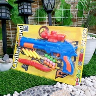 Mainan Pistol peluru busa Murah - Game Revolver Anak Soft Bullet Edukasi