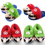 28cm Nintendo Game Super Mario Mario Mario Mario Louisie Slippers Plush Cartoon Clothing Shoes Men W