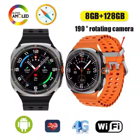 4G Cellular Version Android 8.1OS Smart Watch For Samsung Galaxy Watch Ultra Compass 1.51 inch WIFI 