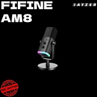 SG FIFINE AM8 Noise Reduction Microphone RGB For Live Recording Computer