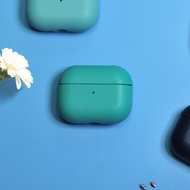 AirPods 4/3/Pro/Pro2 皮革 耳機保護套 Tiffany 蒂芙尼藍 客製化
