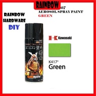 SAMURAI AEROSOL SPRAY PAINT KAWASAKI K417 GREEN 400ML (SABAH DAN SARAWAK TIDAK BOLEH POST)