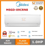 MIDEA [1.0HP/1.5HP] R32 Xtreme DURA Non Inverter Air Conditioner MSGD-09CRN8, MSGD-12CRN8, MSGD09CRN