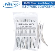 (200pcs) 1210 SMD Resistor Assorted Kit 10ValuesX20PCS R050~R820 Ohm 1% R100 R220 R330 R470 R680 Ohm