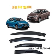 Perodua Bezza 2016~2025 4" Window Door Visor Bezza Air Press Wind Visor Bezza Door Visor P.Bezza (Fu