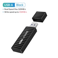 ORICO 520MB/S แฟลชไดร์ฟ Usb SSD USB มือถือ C Pendrive 1TB Type C ทัมป์ไดร์ฟ1TB Pendrive USB3.2ไดรฟ์เ