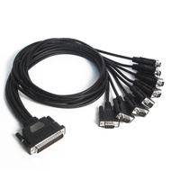 Taiwan MOXA CBL-M62M9x8-100 Connector M62 To 8 x DB9 Male