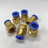 PCF 4-01 Pneumatic Fitting 4mm To Threaded In 1/ 8" inch