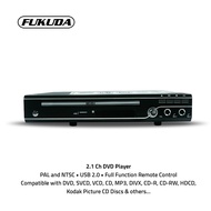 Fukuda DVD Player 2.0 Channel DMD225K with USB