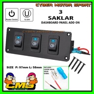Saklar mobil universal. Saklar 12v 24v mobil lampu foglamp headlamp drl kabin suv city car jeep off