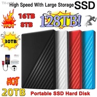 ▪❏❁ Portable 100 Original SSD 64TB Hard Drive 1TB/2TB/4TB/16TB External SSD Hard Drive Type C USB3.1 Hard Disk USB Flash Drive