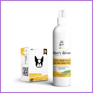 ◷ ◭ ☾ Vet Core+ Tick and Flea Spray with Free Vet Core Soap (Safe for Dogs and Cats)