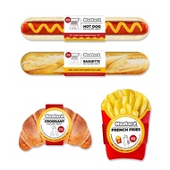 Uk Mustard Pressure Relief Keyboard Rest/Pressure Mouse Wrist Pad French Fries/Croissant/French Bagu