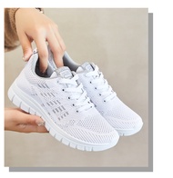 Korean Rubber Shoes Breathable Sneakers For Women Slip On Shoes for Black Rubber Sneakers for women
