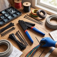 michen.ph Plastic Nylon Tie Shrink Gun 150 Lbs Cable Tension Tool for 0.14 to 0.37 Inch Ties