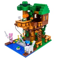 Mycraft My World Tree House Creative Toys Small Particle Building Blocks Children's