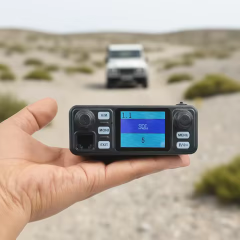 HIROYASU IC-980Pro 144/430 VHF UHF Dual Band FM Car Mobile Radio W/13.8V Input Car Power Drive Cigar