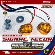 Signal Telur Set IMPORT RS150R RS-X 150 Winner X Y15 Y16 EXCITER 150 155 PNP Plastic Metal Turn Sign