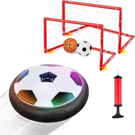 Growsland Boy Toys Hover Soccer Ball with 2 Goals, Indoor Soccer Gifts for Boys, LED Soccer Ball wit