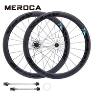 MEROCA Road Bike 700C Carbon Wheelset 38MM 50MM Rim Front 2 Rear 4 Bearings Bicycle Straight Pull Hub UltraLight Wheel Set