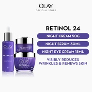 Olay Regenerist Retinol 24 Night Regimen Bundle - Cream + Serum + Eye Cream