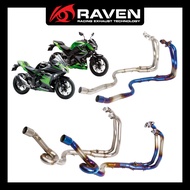 RAVEN Kawasaki Ninja 250 Z250 2013-2017 Motorcycle Exhaust Full System Stainless Steel Spiral Pipe