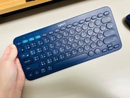 Logitech 羅技 跨平台多設備連結  K380 跨平台藍牙鍵盤 二手 藍紫色