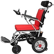 Fashionable Simplicity Wheelchair - Multi-Disabled Electric Wheelchair Intelligent Automatic Elderly Scooter Portable Folding Lithium Battery Dimensions: 95 62 95Cm