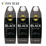 伊藤園 - TULLY’S COFFEE 黑咖啡 1000ml x 3(平行進口-EXP：2025/08/01)
