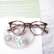 首辦 黑紅斜紋復古粗眼鏡框