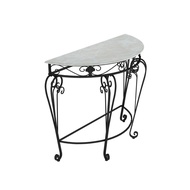 【TikTok】#Semicircle Table against the Wall Console Tables Entrance Cabinet Corridor Side View Altar Modern Simple and Li