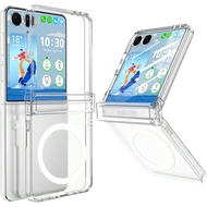 Magnetic Flip Protective Case For Samsung Galaxy Z Flip 7 7FE 6 5 4 3 5G, Supports Wireless Charging