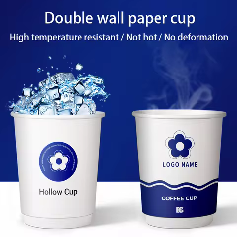wholesale 1000pcs 250ml、280ml、330ml、400ml double wall coffee cups, insulated double wall paper cups,