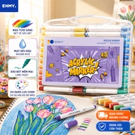 Enmy Marker Pen Set - Bright Colors, High Durability, For Artists & Artistic Lovers