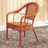 Rattan Chair Handmade Courtyard Garland Imitation Stacking Rattan Chair Chair Elderly Handmade Chair