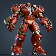 Avengers Iron Man Hulk Movable With Led Light Figure Model Action Mainan Ultraman Gifts Kids Toys