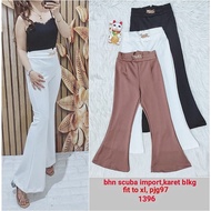 1396 - Cubrai Chain Variation Imported Scuba Material, back elastic, Fit to XL, Length 97