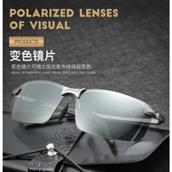 Promo Kacamata Polarized Pria Photocromic Polaris Siang Malam Anti Silau Paser Ikan Berkendara