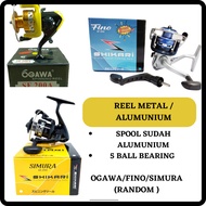 Ogawa SHIMURA FINO 5bb Aluminum SPOOL SPINNING REEL METAL Material