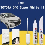 FOR TOYOTA 040 Super White II Scratch Repair Pen for Small and Large Areas Touch Up