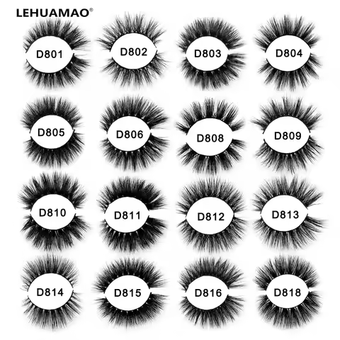 Eyelashes 3D Mink Lashes Cross Thick Natural fake eyelashes Professional Makeup Eye Lashes Dramatic
