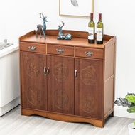 Q🍅Chinese Style Sideboard Cabinet Equipment Sideboard Kitchen Large Space Storage Cabinet Cupboard Tea Cabinet Liquor Ca