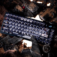 <Moss Ciphertext> ASA Height Keycap PBT Five-Sided Sublimation Four-Sided Transparent Double-Layer M