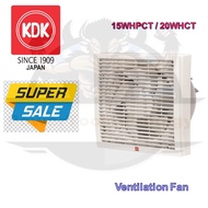 KDK 15WHPCT / 20WHCT WINDOW MOUNTED VENTILATION FAN